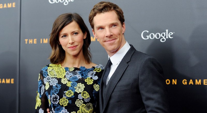 Бенедикт Камбербэтч и его супруга Софи Хантер. Фото с сайта walesonline.co.uk