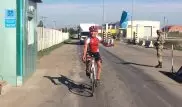 Немец доехал из Германии до Костаная на велосипеде