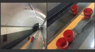 Станцию метро в Алматы залило водой после ливня