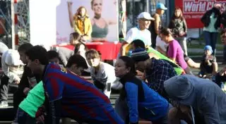 Вертикальный забег на 23-й этаж впервые состоялся в Алматы