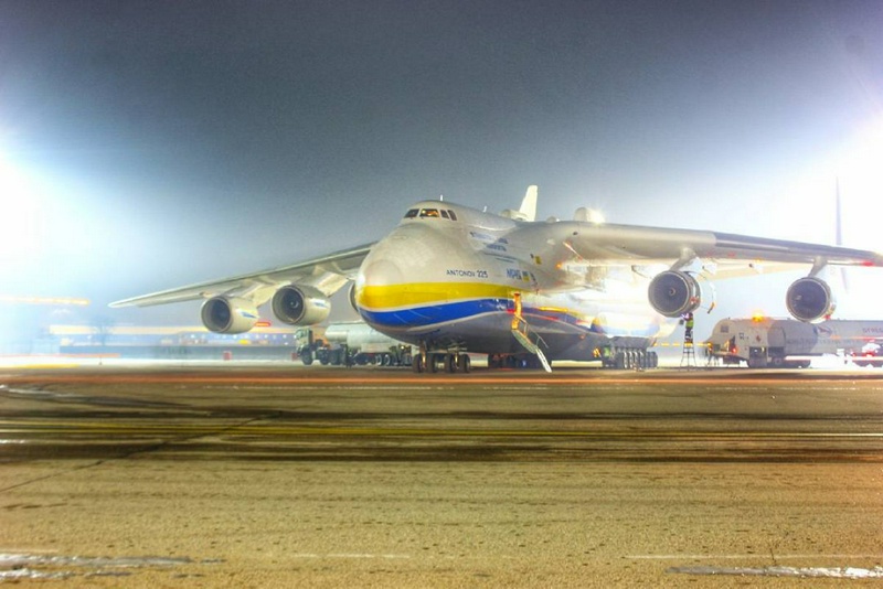 Ан-225 "Мрия" в аэропорту Алматы. © instagram.com/aleksandra.747