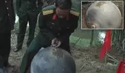 На Вьетнам из космоса упали три странных шара