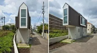 Крошечный треугольный дом и его роскошная обстановка внутри