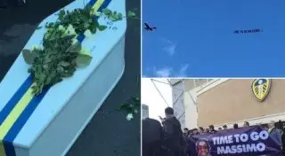 Футбольные фанаты имитировали похороны президента одного из клубов Англии