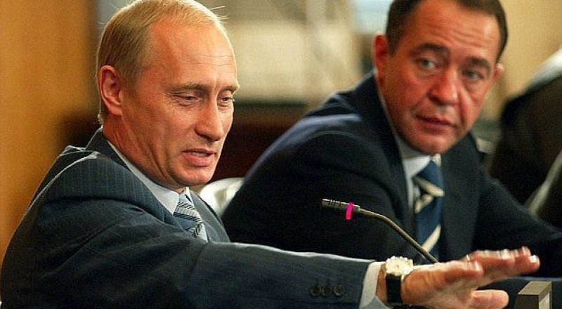 Владимир Путин и Михаил Лесин. © Reuters