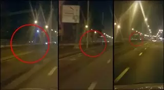 Едущий по "встречке" автомобиль засняли на проспекте Аль-Фараби в Алматы