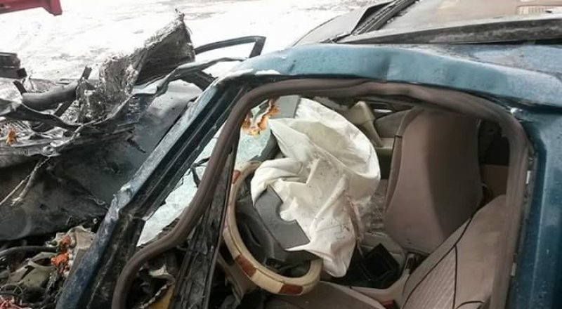 Фото очевидца с места ДТП.