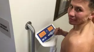 Головкин прошел взвешивание перед боем с Уэйдом