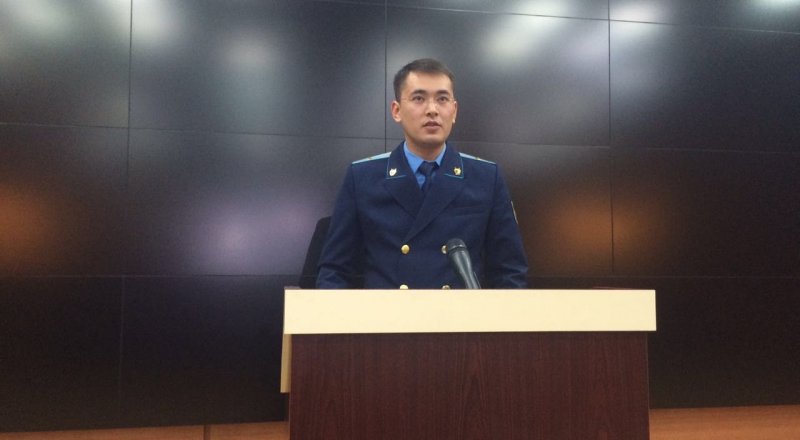 Официальный представитель Главной транспортной прокуратуры РК Адилет Токтамысов