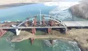 BI Group произвел стыковку крупнейшего моста в Центральной Азии