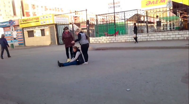 Кадр из видео очевидца