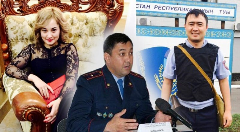 Погибший Мирхат Отчегаров (справа) и супруги Бакыжановы. ©Иллюстрация tengrinews ©