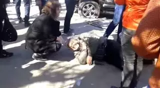 Черный джип сбил пешехода средь бела дня в Караганде