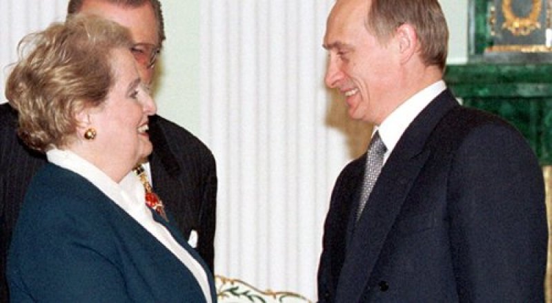 Мадлен Олбрайт и Владимир Путин. © kremlin.ru