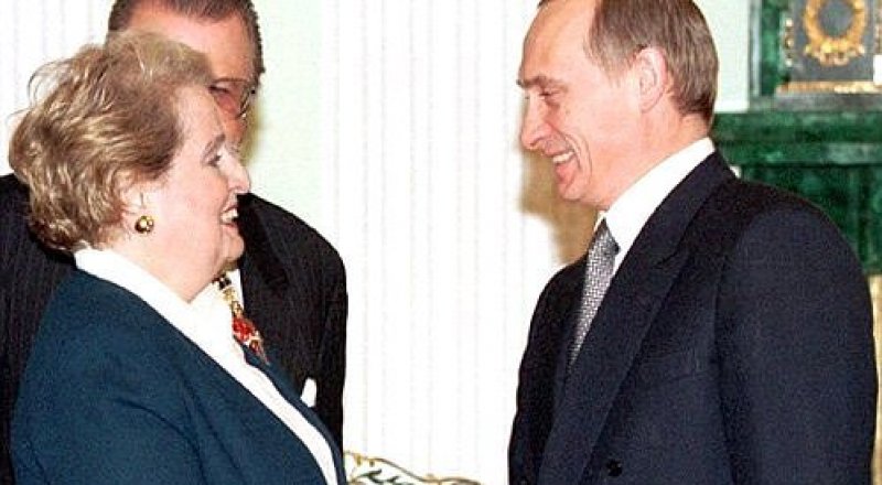 Мадлен Олбрайт и Владимир Путин. © kremlin.ru