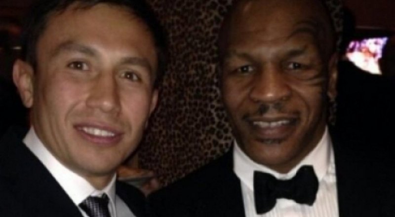 Геннадий Головкин и Майк Тайсон. Фото с сайта Cyberboxingzone.com