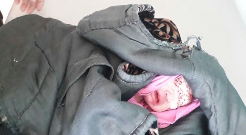 Найденный мальчик. Фото из социальных сетей 