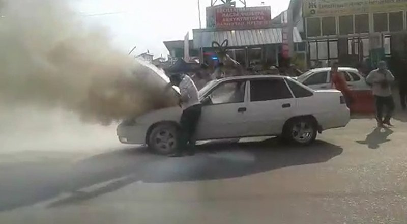 Кадр из видео очевидца