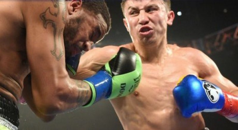 Геннадий Головкин и Доминик Уэйд. Фото RingTV