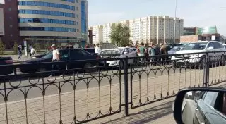 Массовое ДТП произошло в Астане