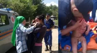 Двухлетний ребенок провел ночь в овраге в Алматинской области