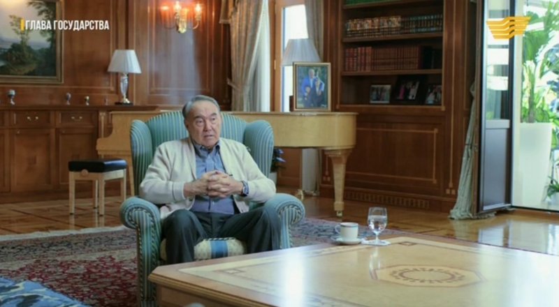 Кадр телеканала "Хабар"