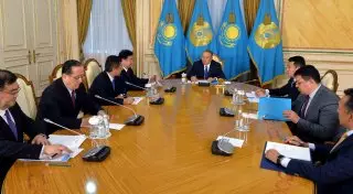 Назарбаев встретился с руководством китайской нефтегазовой корпорации CNPC