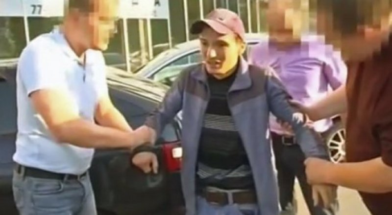 Момент задержания. Кадр из видео