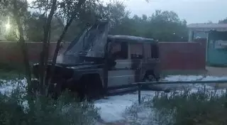 Gelandewagen сгорел в центре Актобе