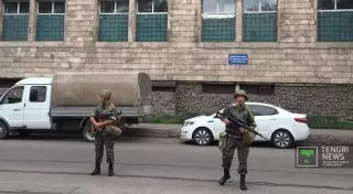 Фото и видео с места спецоперации в Алматы