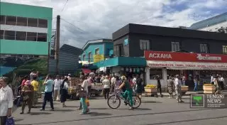 Зеленый базар в Алматы возобновил работу