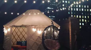 Юрта класса "люкс" появилась в Манхэттене