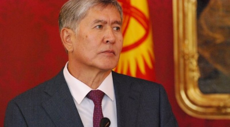 Президент Кыргызстана Алмазбек Атамбаев. © haber10.com