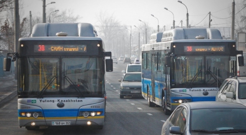 Общественный транспорт в Алматы. ©Tengrinews