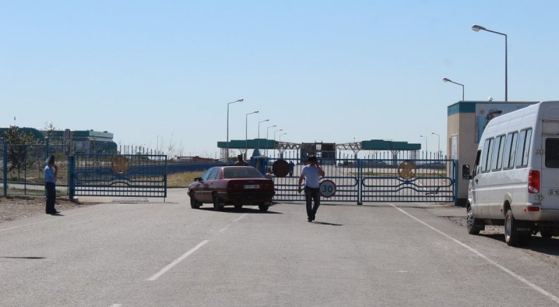 КПП "Хоргос". ©Tengrinews