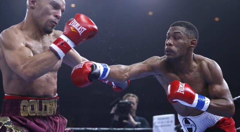 Дэниэл Джейкобс (справа). ©Kamil Krzaczynski-USA TODAY Sports