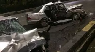 Жуткая авария на мосту в Караганде унесла жизни двух водителей