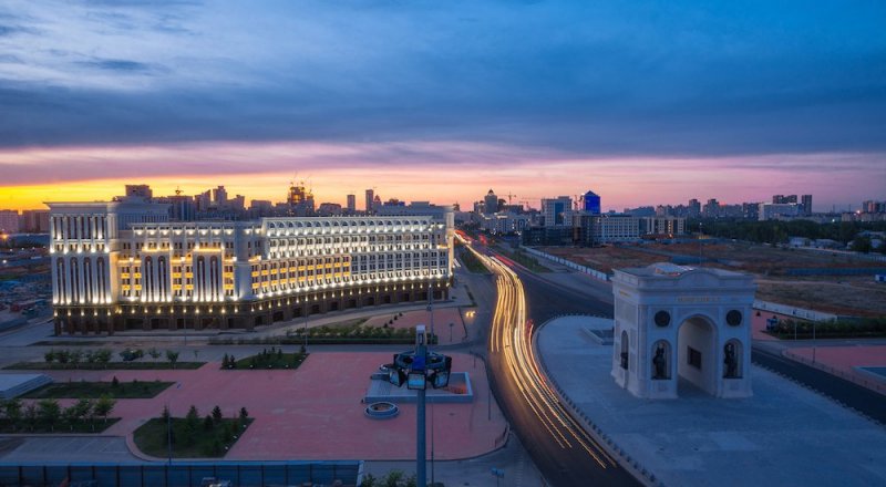 Проспект Орынбор. Фото с сайта triumf-arka.kz