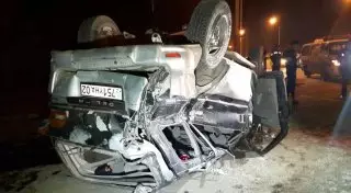 ДТП с переворотом в Алматы: Маленький ребенок находится в тяжелом состоянии