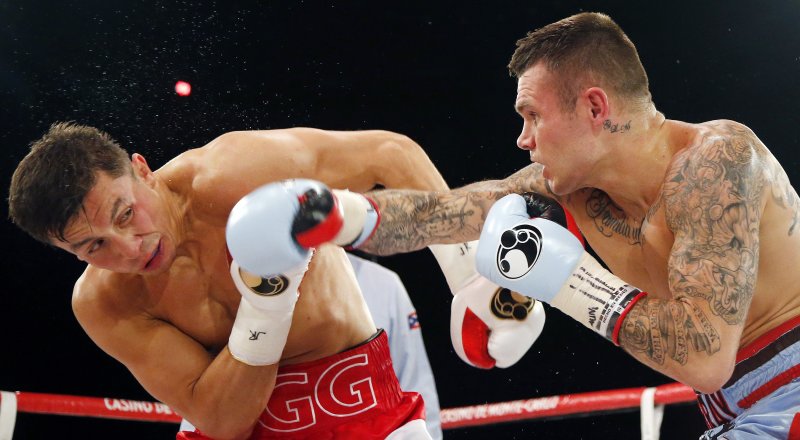 Бой Мюррей - Головкин. REUTERS/Eric Gaillard©