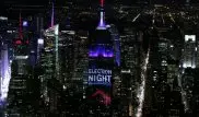 Выборы в США транслируются на 103-этажном небоскребе Нью-Йорка