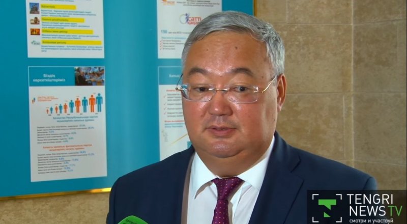 Канат Каримов. Кадр из видео TengrinewsTV