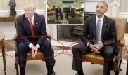 Язык тела раскрыл правду о встрече Обамы и Трампа