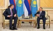 Назарбаев обсудил реализацию договоренностей с премьер-министром Сербии