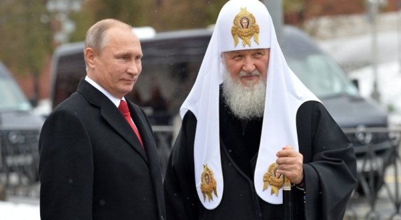 Владимир Путин и патриарх Московский и всея Руси Кирилл. РИА Новости©