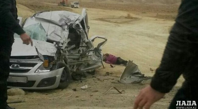 Фото с места происшествия. © lada.kz