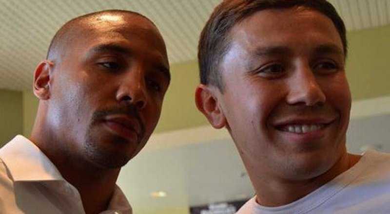 Андре Уорд и Геннадий Головкин. Фото с сайта boxingscene.com