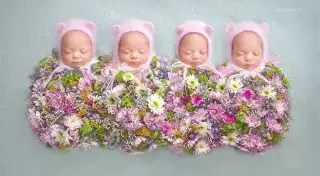 Четверняшки родились в Астане