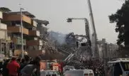 Видео обрушения 17-этажного здания в Тегеране появилось в Сети
