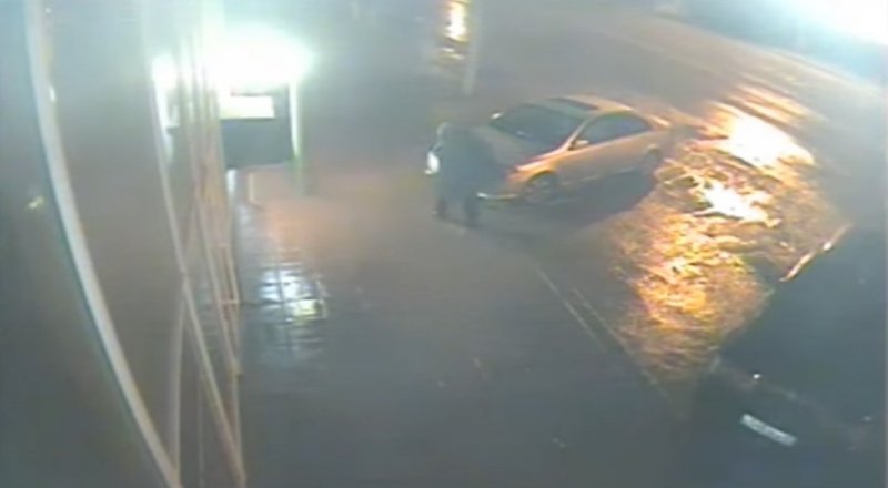 Кадр из видео с камеры наблюдения